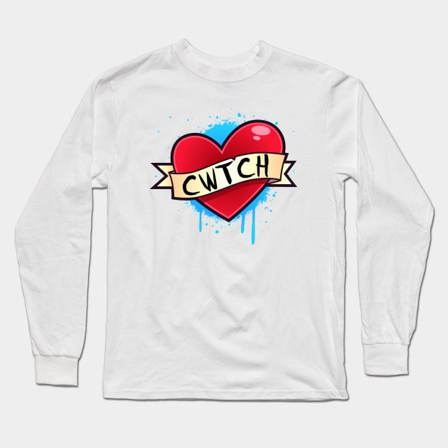 Cwtch Long Sleeve T-Shirt by ToddTheFoxArt182